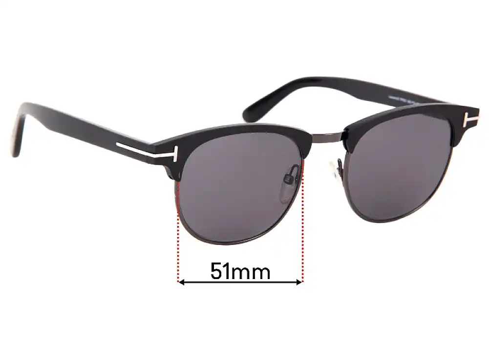Tom Ford Laurent-02 TF623 51mm Replacement Lenses